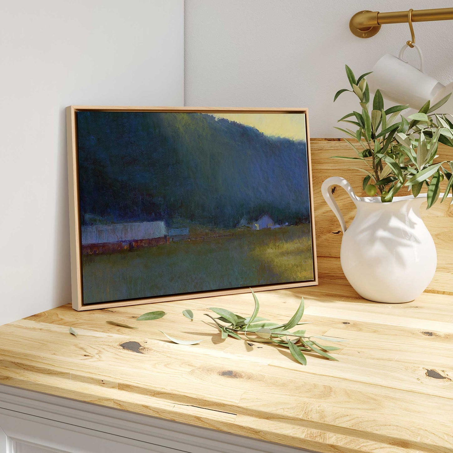 Quiet Valley Morning Canvas Print