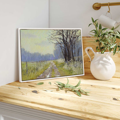 Quiet Country Road Canvas Print