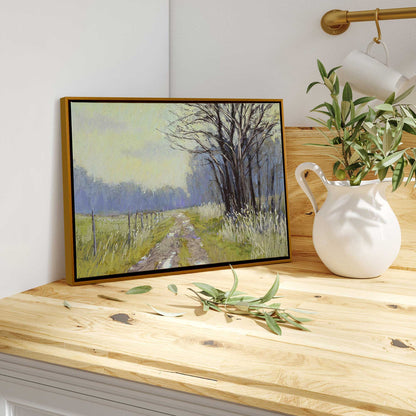 Quiet Country Road Canvas Print