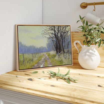 Quiet Country Road Canvas Print