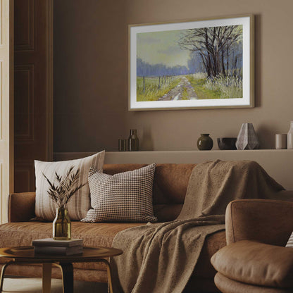 Quiet Country Road Art Print
