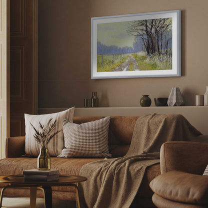 Quiet Country Road Art Print
