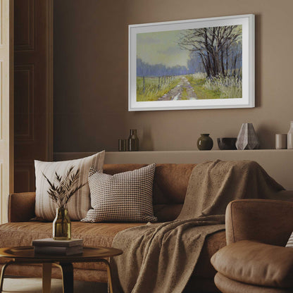 Quiet Country Road Art Print