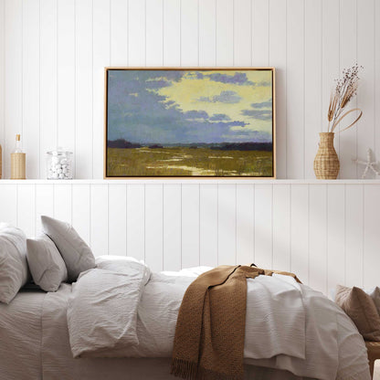 Moody Marshland Canvas Print