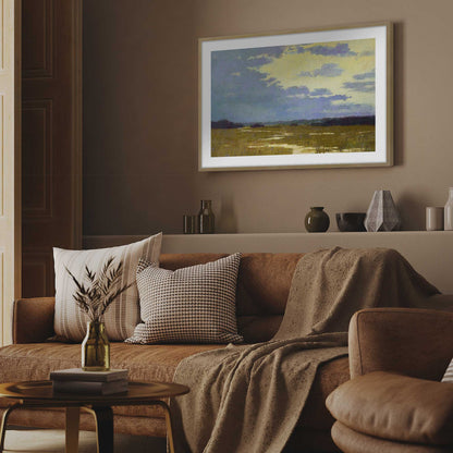 Moody Marshland Art Print