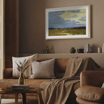 Moody Marshland Art Print