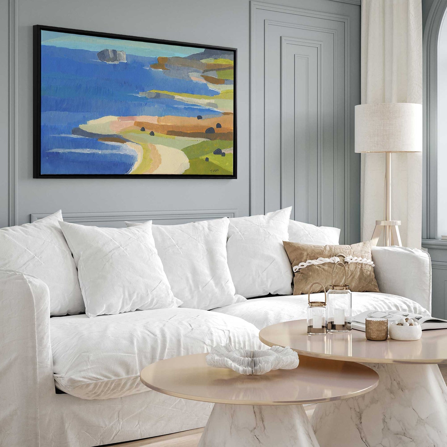 Casual Coastline I Canvas Print