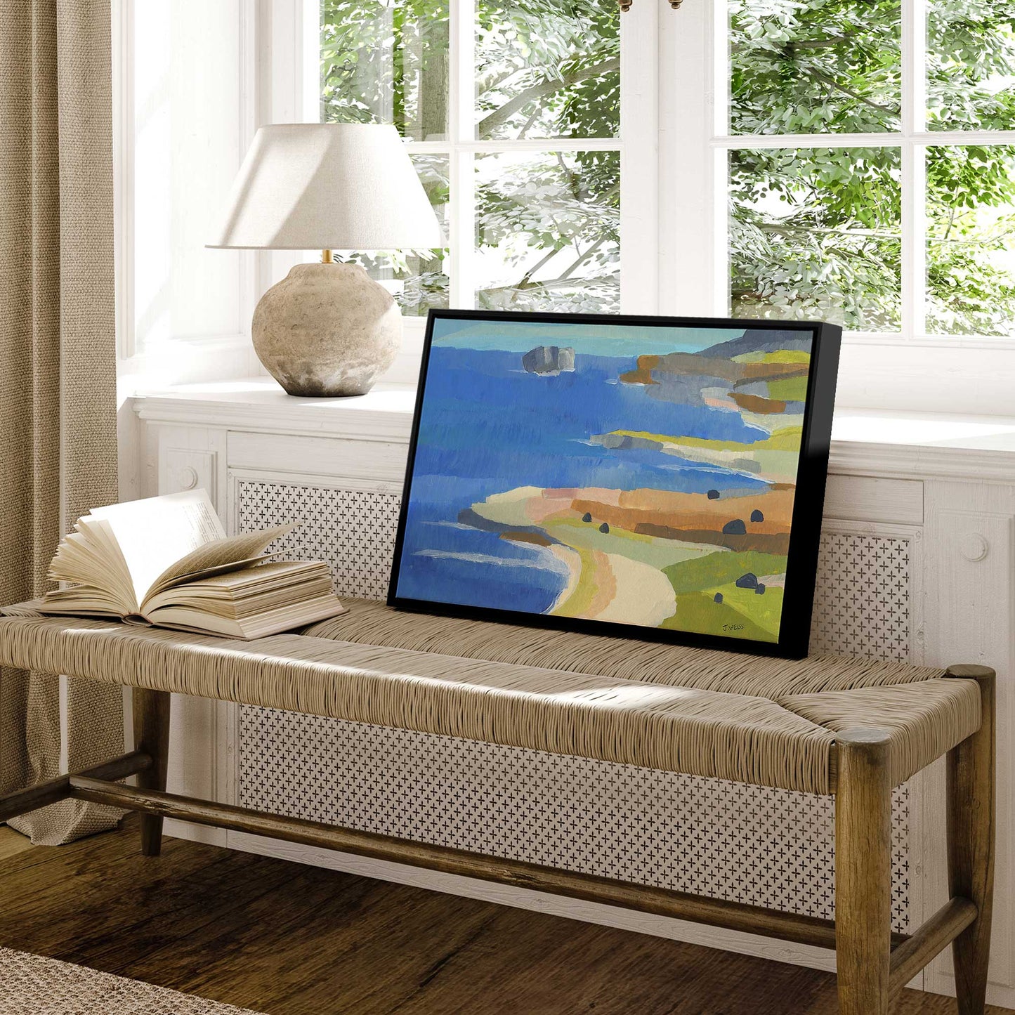 Casual Coastline I Canvas Print