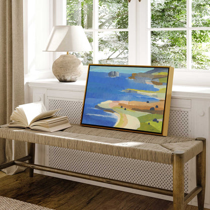 Casual Coastline I Canvas Print