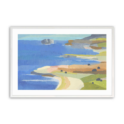 [Color:Opaque White], Picture of art in a Opaque White frame
