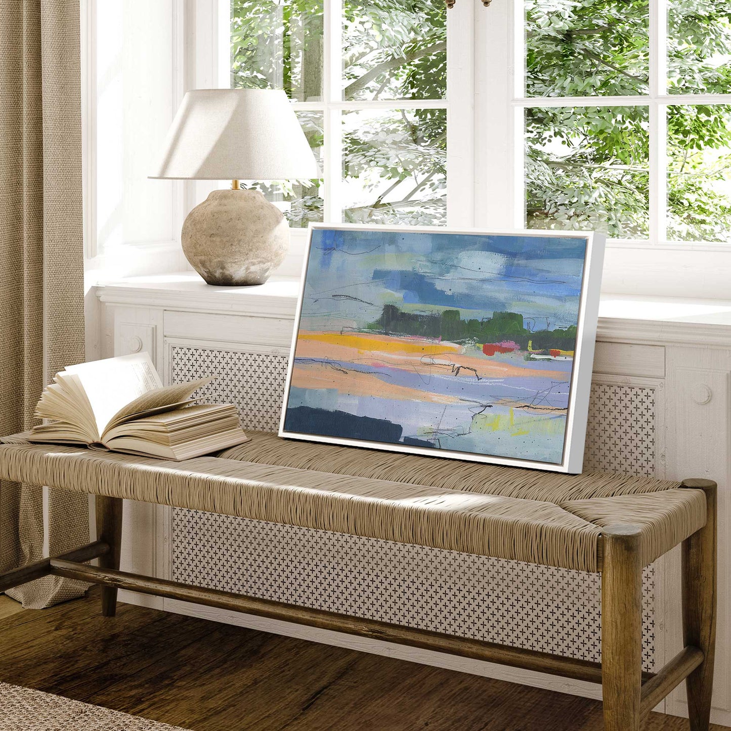Abstract Beachfront I Canvas Print