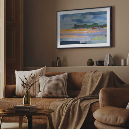Abstract Beachfront I Art Print