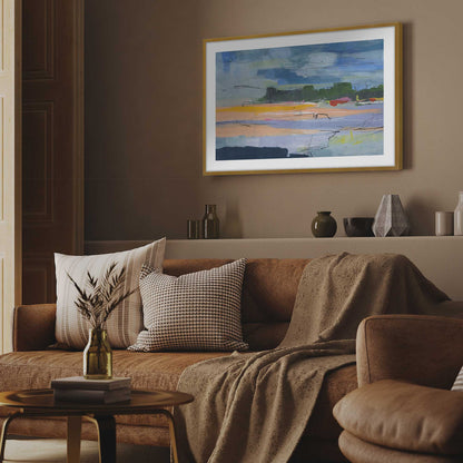 Abstract Beachfront I Art Print