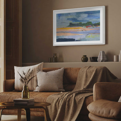 Abstract Beachfront I Art Print