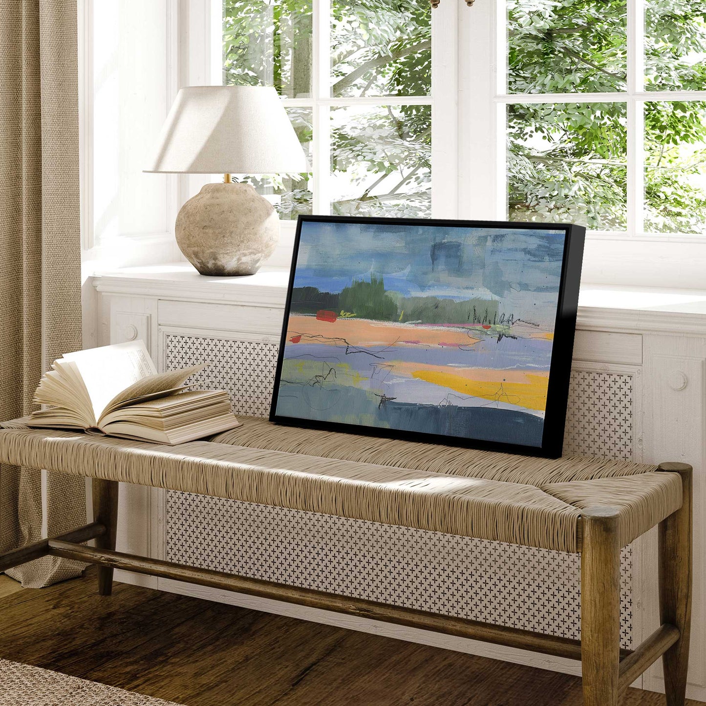 Abstract Beachfront II Canvas Print