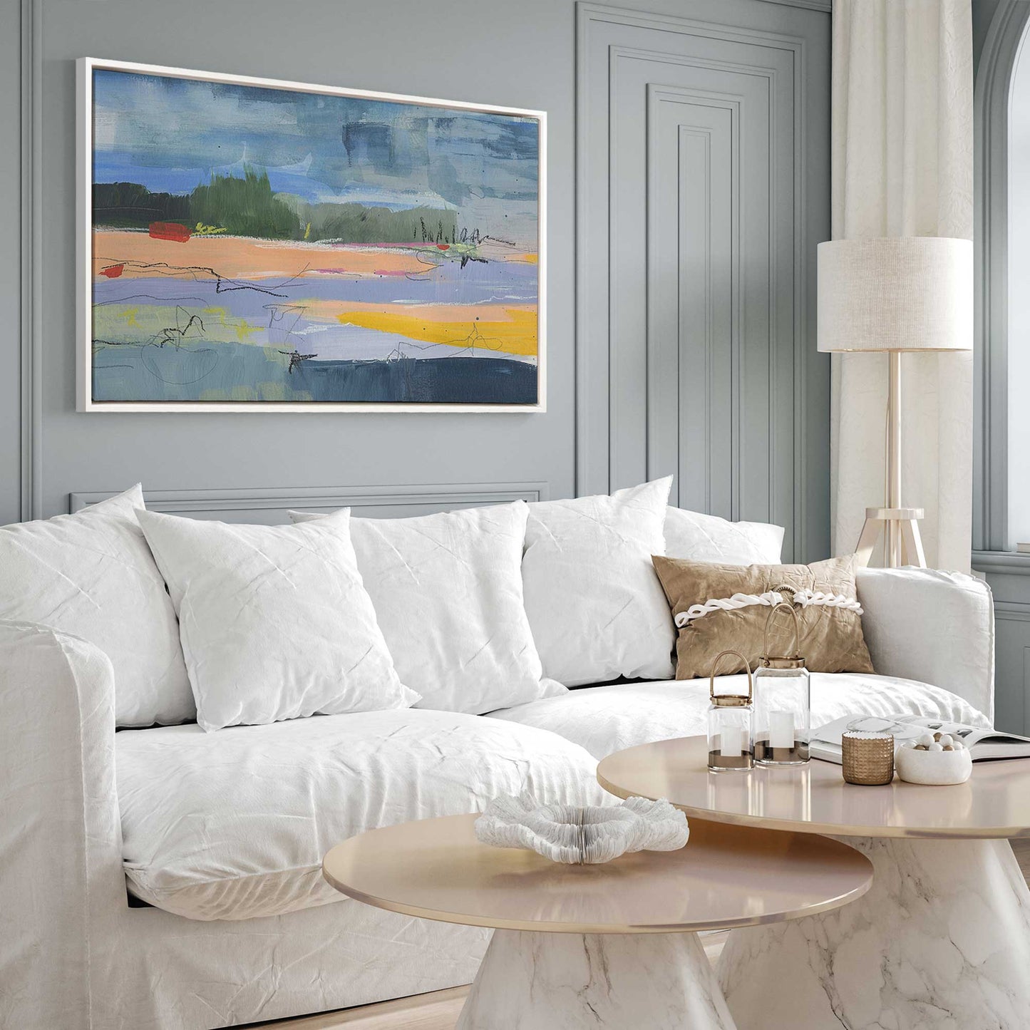 Abstract Beachfront II Canvas Print