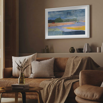 Abstract Beachfront II Art Print