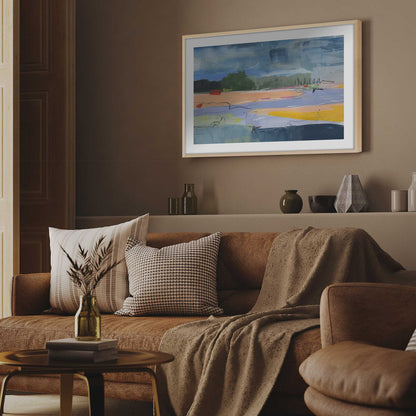 Abstract Beachfront II Art Print