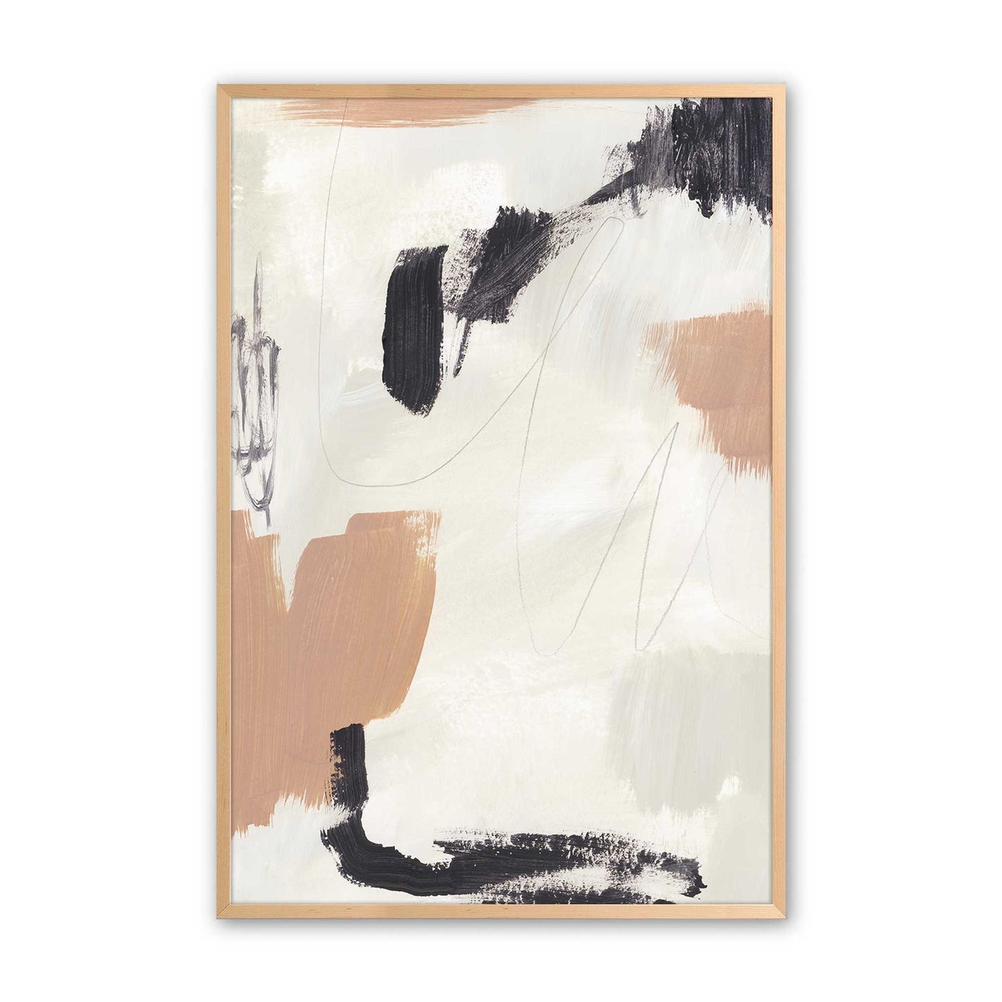 Neutral Minimalist Magic Art Print, Set of 2