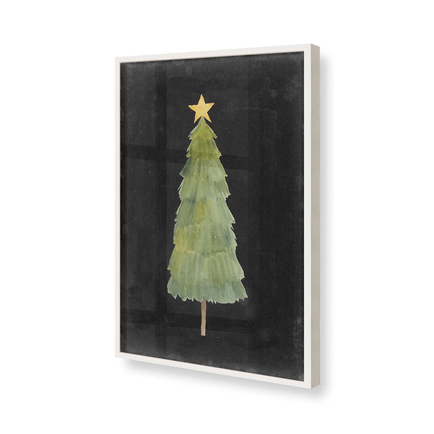 [Color:Opaque White], Picture of art in a Opaque White frame of the corner