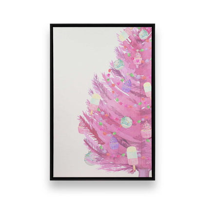 [Color:Satin Black], Picture of art in a Satin Black frame