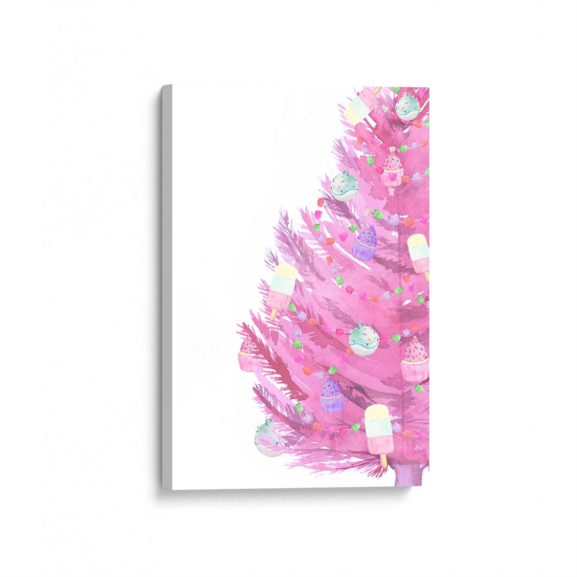 [Color:Stretched Canvas], Picture of art at an angle