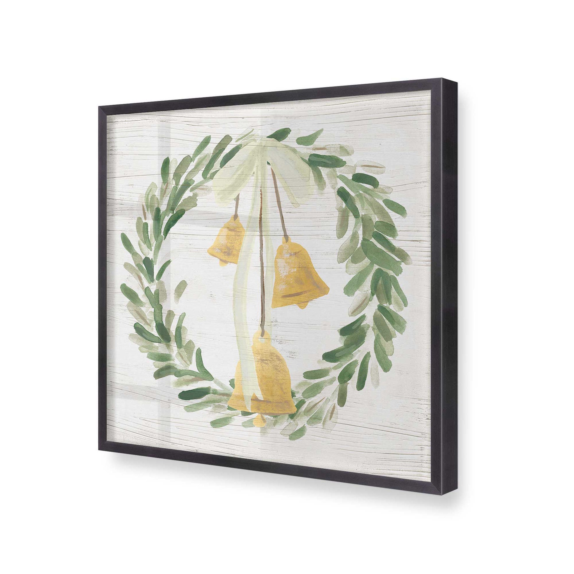 [Color:Weathered Zinc], Picture of art in a Weathered Zinc frame at an angle