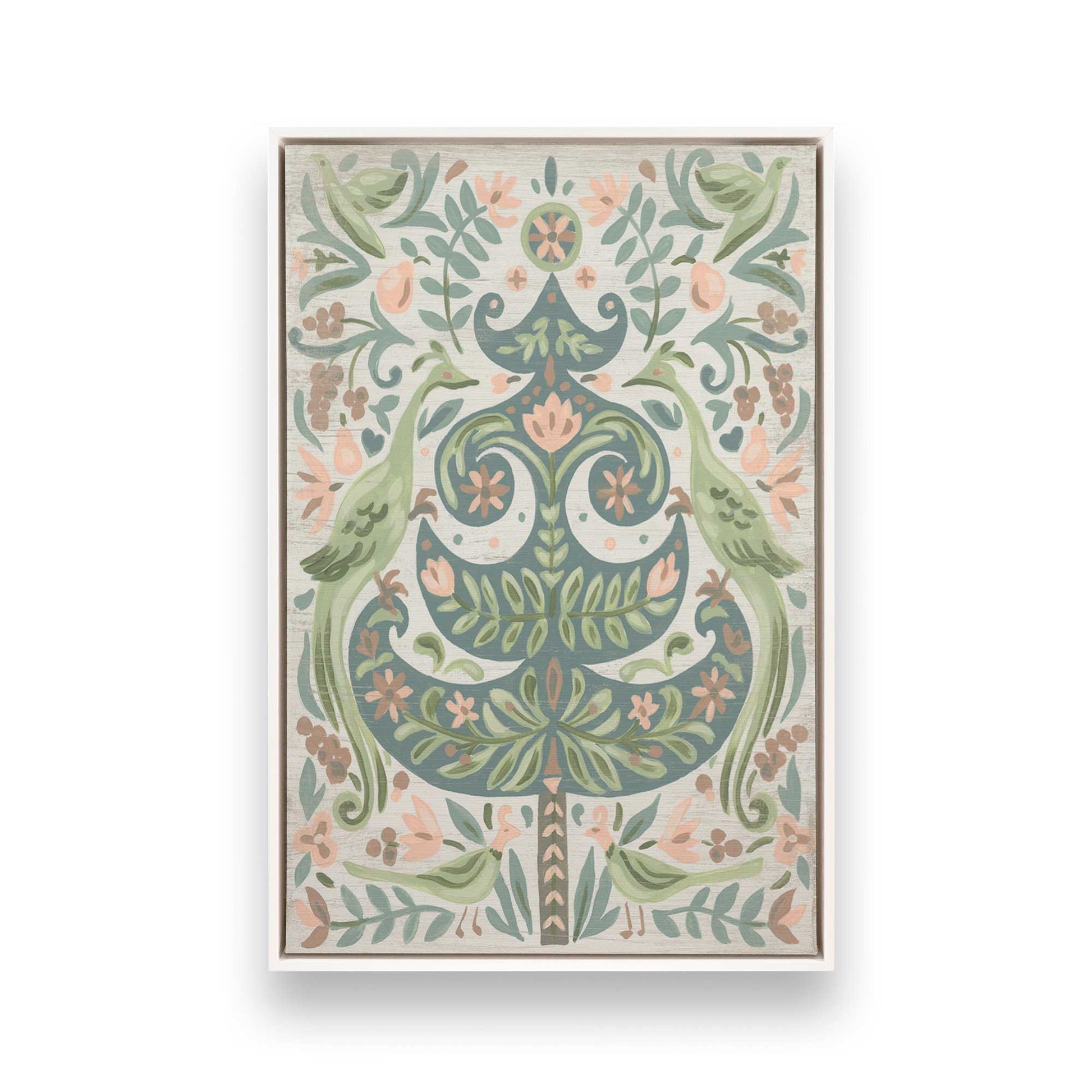 [Color:Opaque White], Picture of art in a White frame