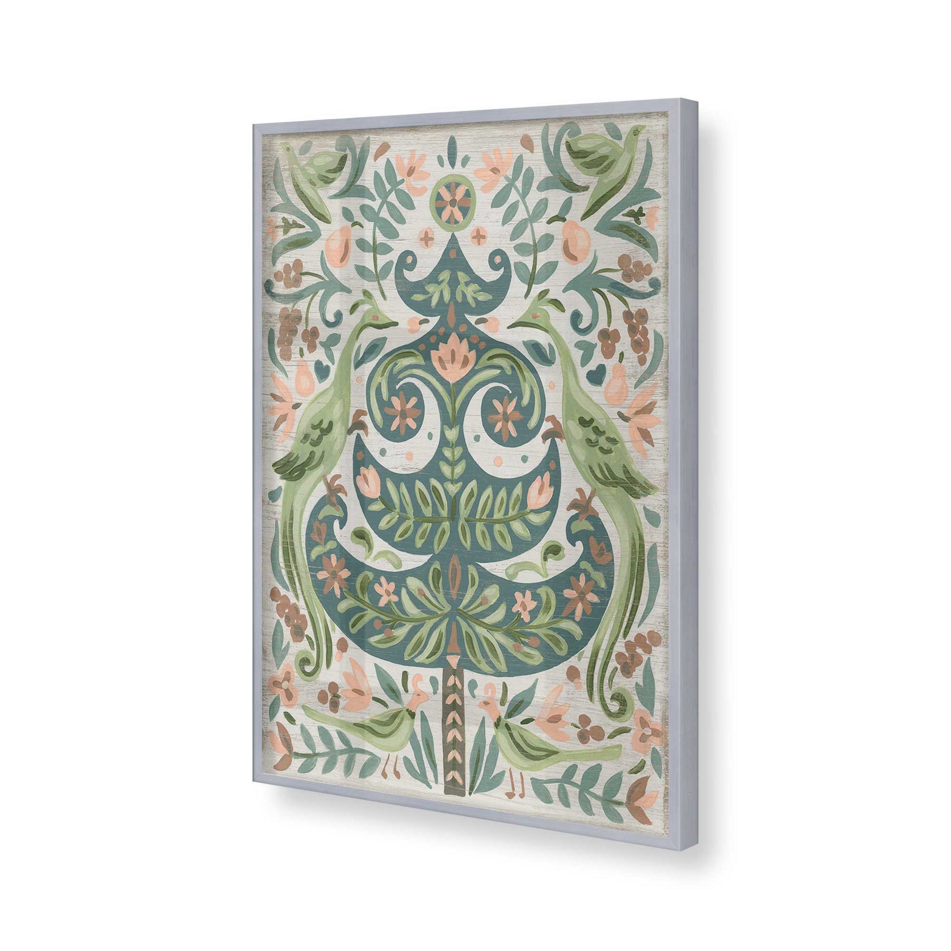 [Color:Polished Chrome], Picture of art in a Polished Chrome frame of the corner