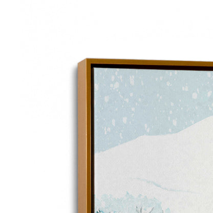 [Color:Polished Gold], Picture of art in a Polished Gold frame at an angle