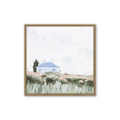 [Color:Brushed Gold], Picture of art in a Brushed Gold frame