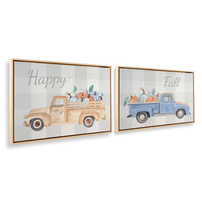 [Color:American Maple], Picture of art in a American Maple frame at an angle