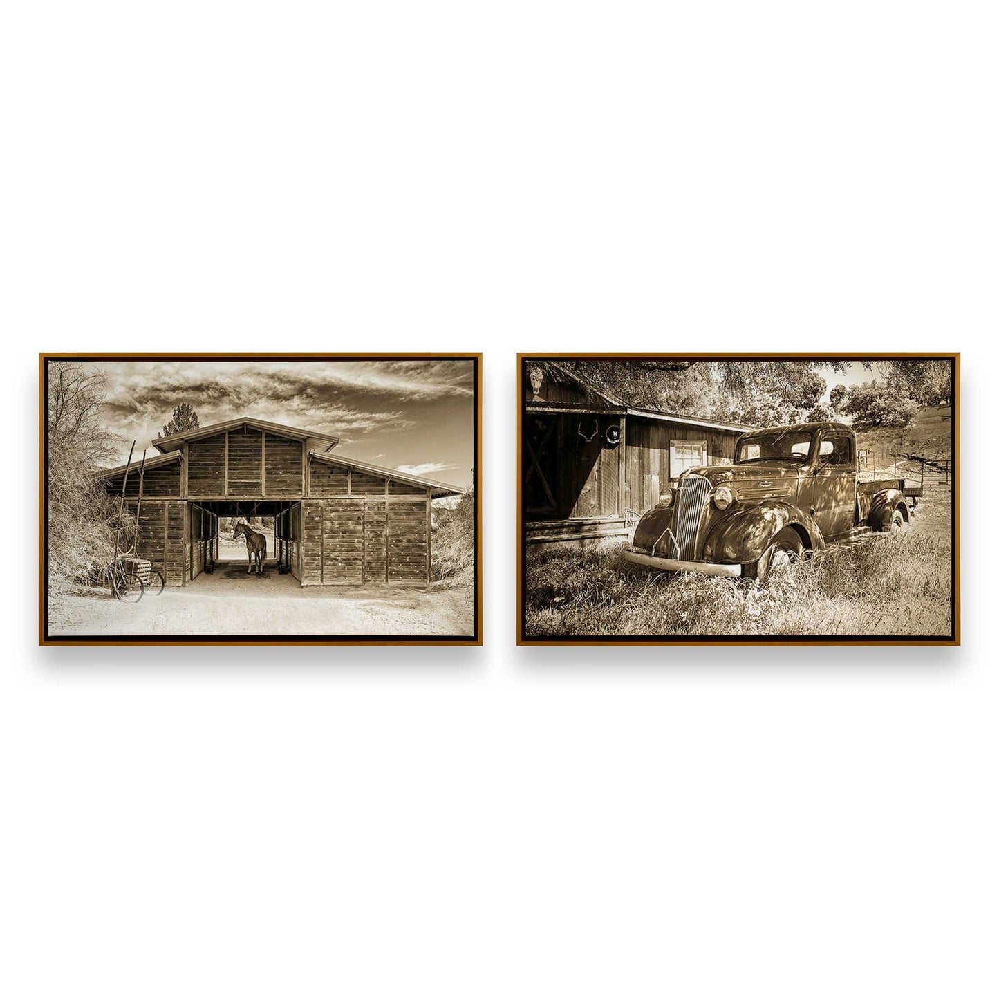 [Color:Polished Gold], Picture of art in a Polished Gold frame