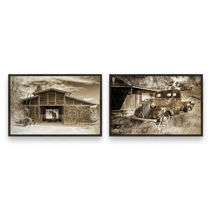 [Color:Espresso], Picture of art in an espresso frame