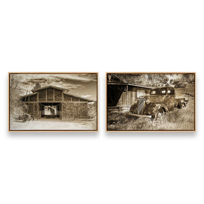 [Color:American Maple], Picture of art in a American Maple frame