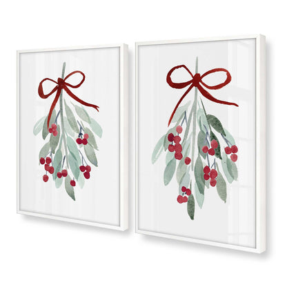 [Color:Opaque White], Picture of art in a Opaque White frame at an angle