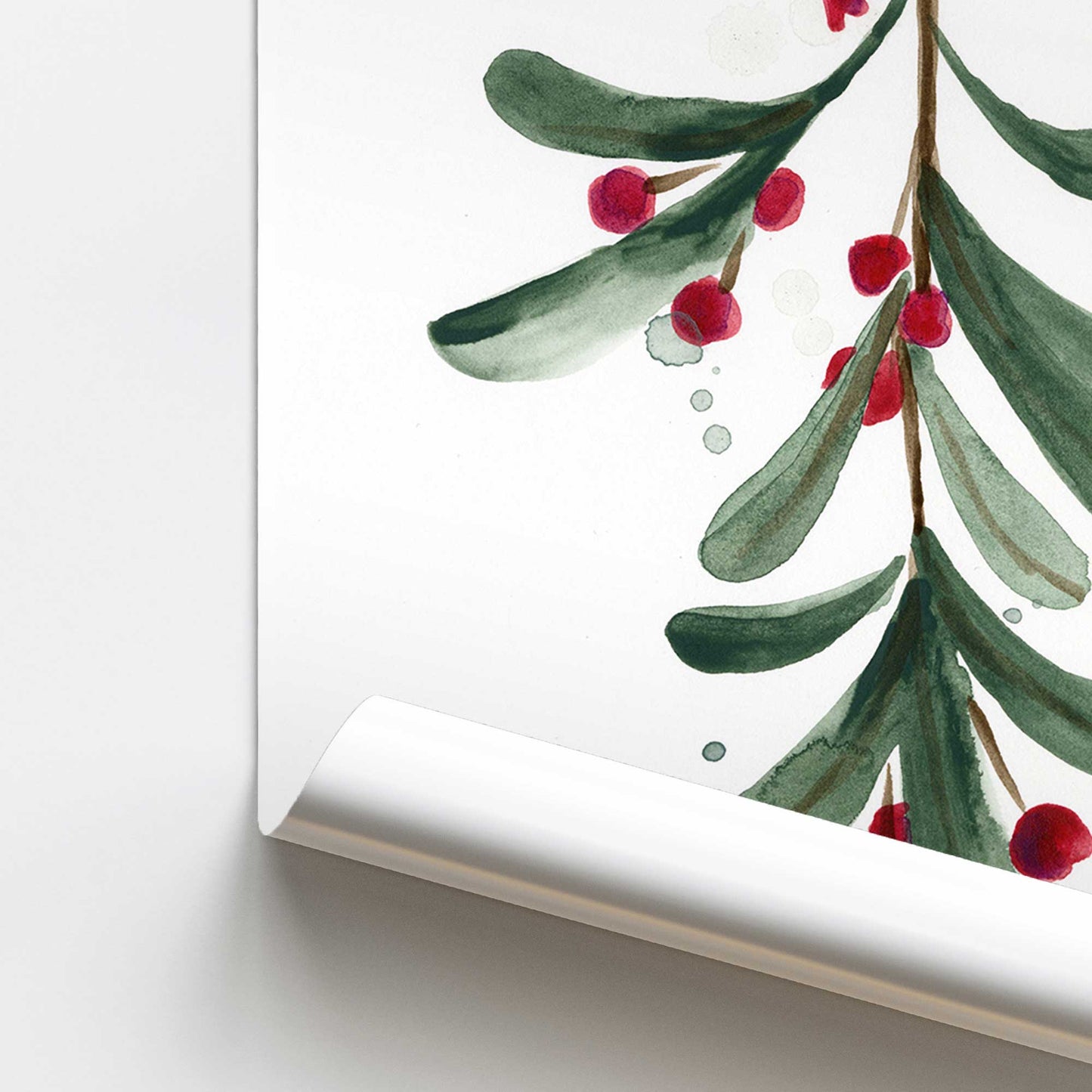 [color:Rolled Print], Picture of close up of art