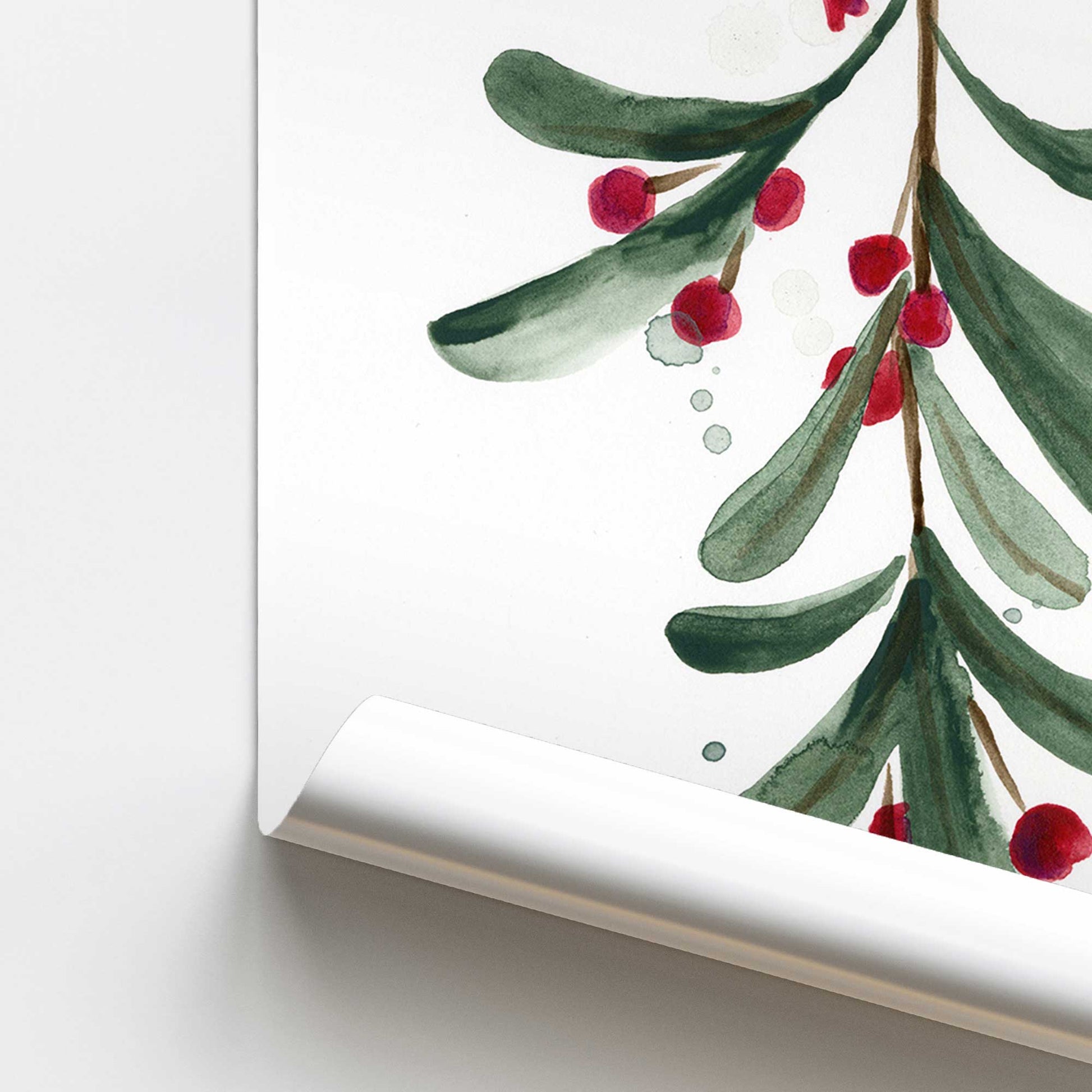 [color:Rolled Print], Picture of close up of art