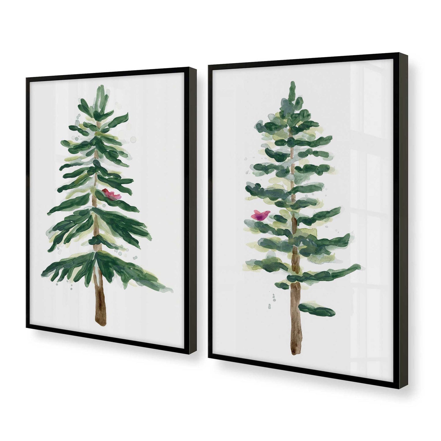 [Color:Satin Black], Picture of art in a Satin Black frame at an angle