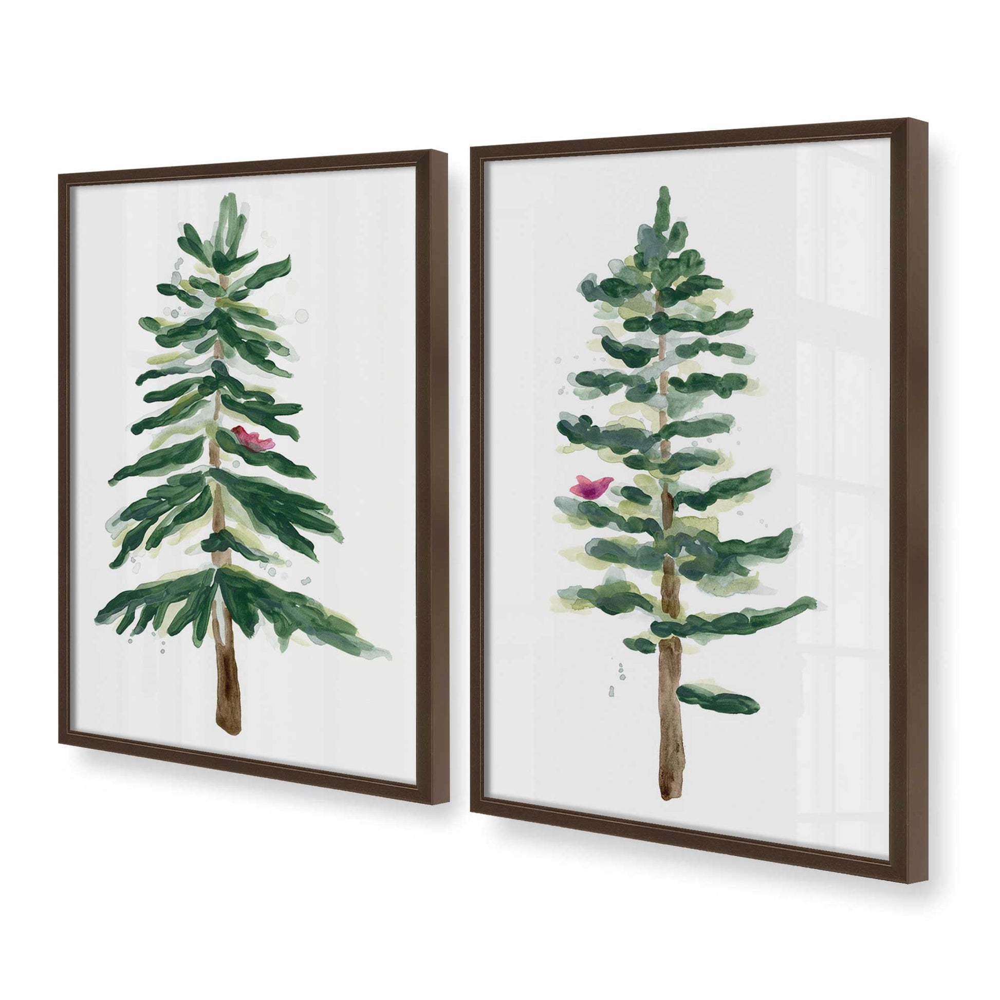 [Color:Belvinder Brown], Picture of art in a Belvinder Brown frame at an angle