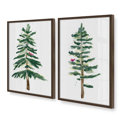 [Color:Belvinder Brown], Picture of art in a Belvinder Brown frame at an angle