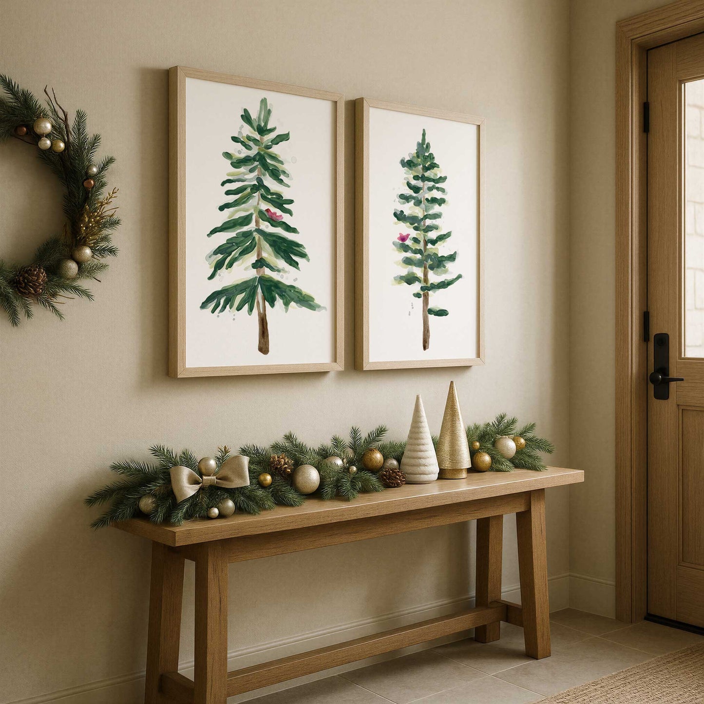 [Color:Walnut], Picture of art in a Walnut frame