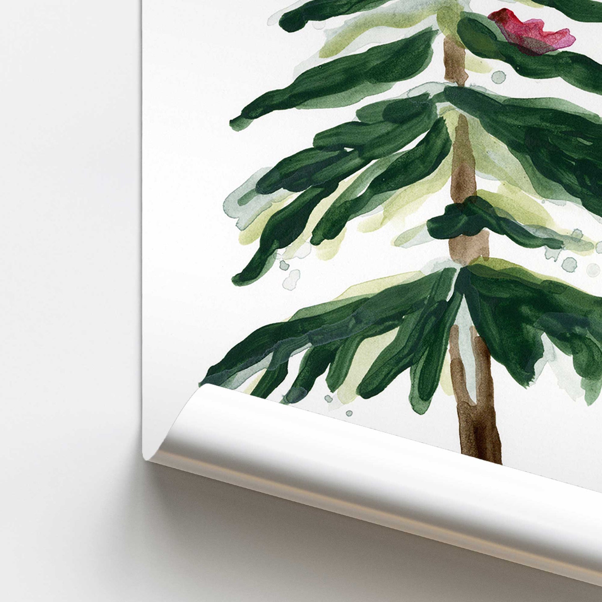 [color:Rolled Print], Picture of close up of art