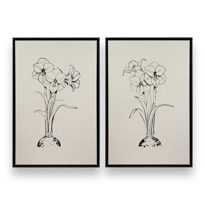 [Color:Satin Black], Picture of art in a Satin Black frame