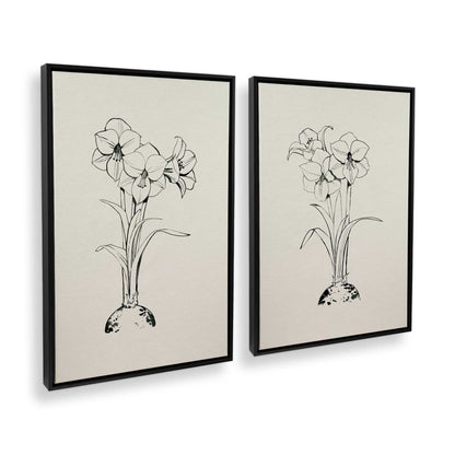 [Color:Satin Black], Picture of art in a Satin Black frame at an angle