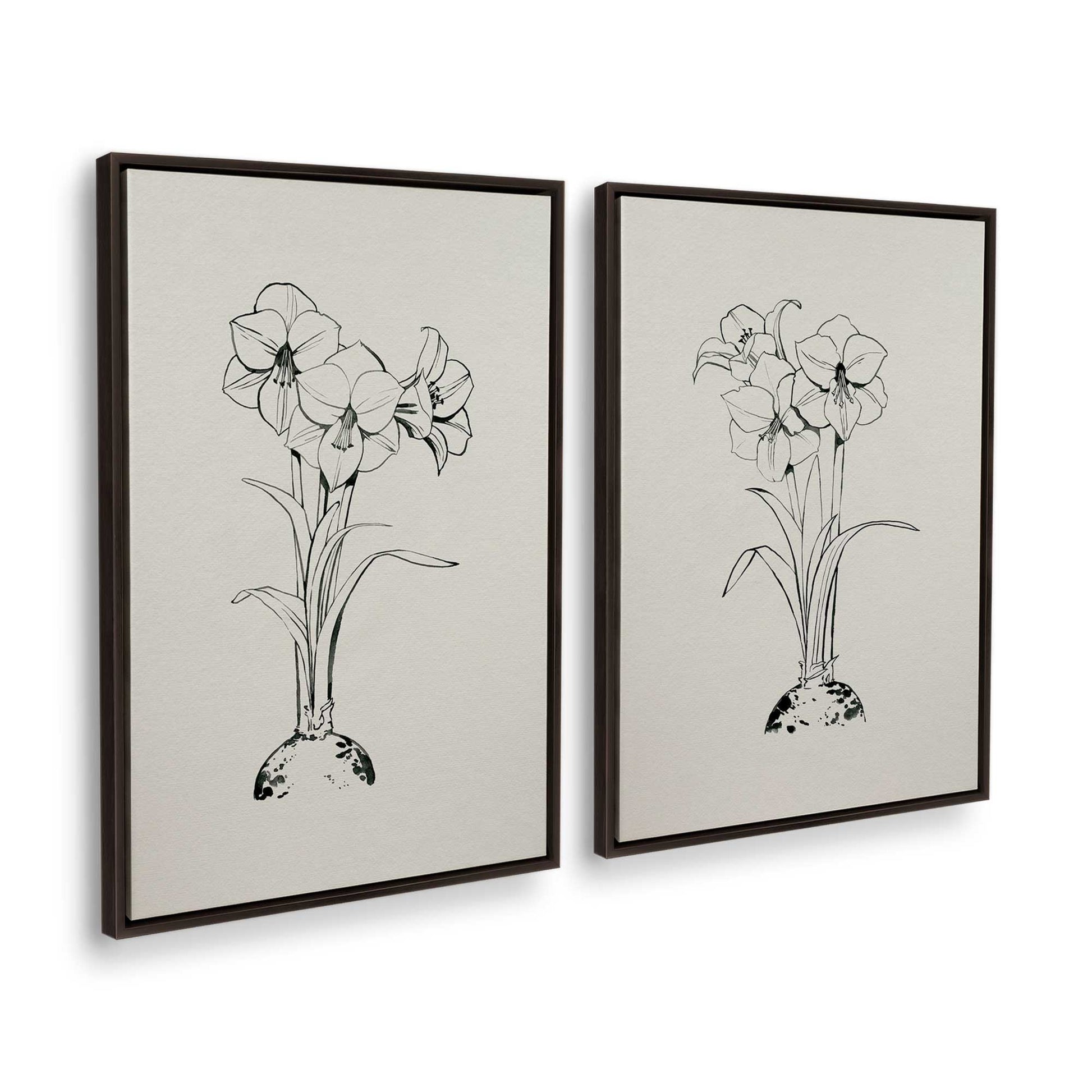 [Color:Espresso], Picture of art in a Espresso frame at an angle