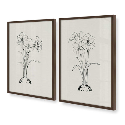 [Color:Belvinder Brown], Picture of art in a Belvinder Brown frame at an angle