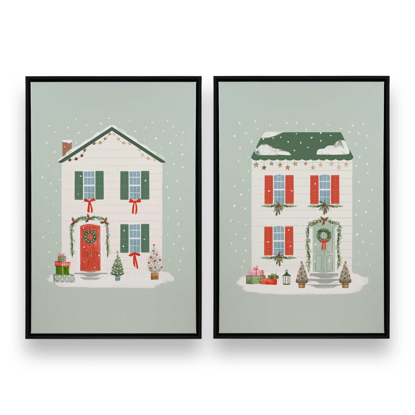 [Color:Satin Black], Picture of art in a Satin Black frame