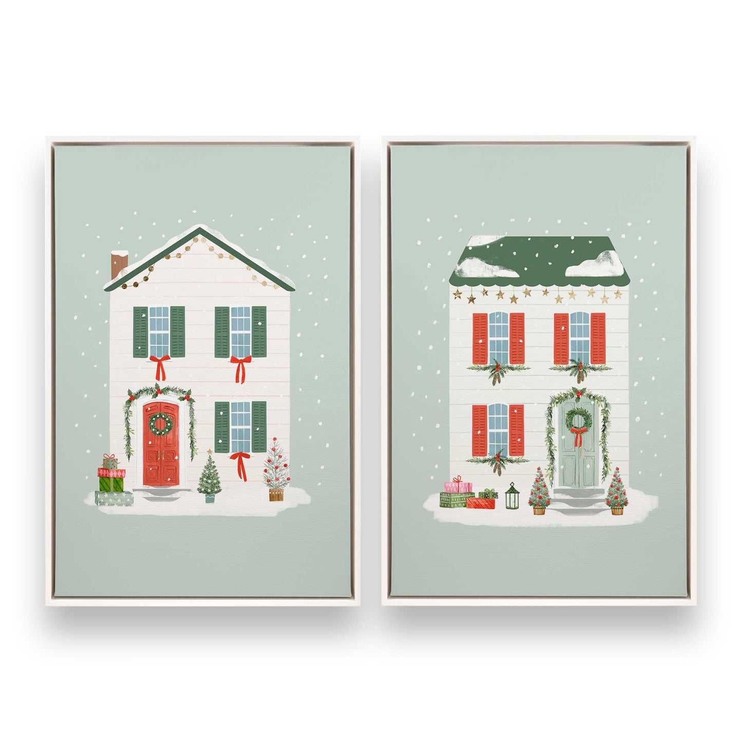 [Color:Opaque White], Picture of art in a White frame