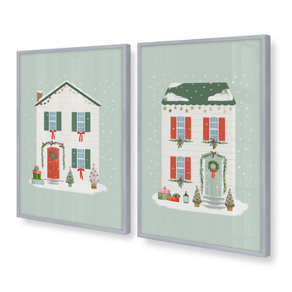 [Color:Polished Chrome], Picture of art in a Polished Chrome frame at an angle